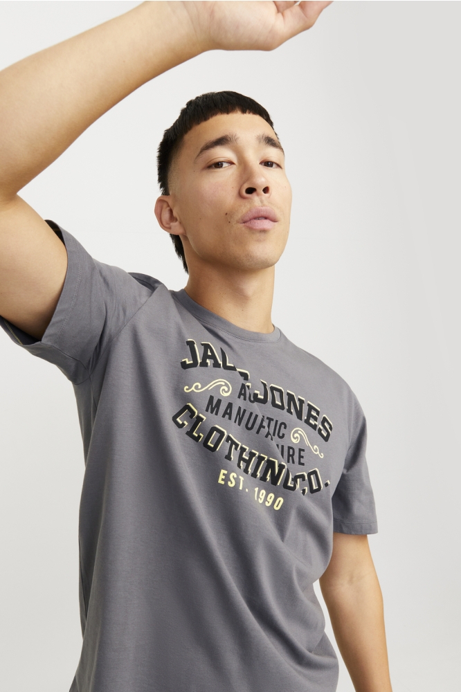 JJELOGO TEE SS O-NECK 2 COL SS25 SN 12268267 CASTLEROCK